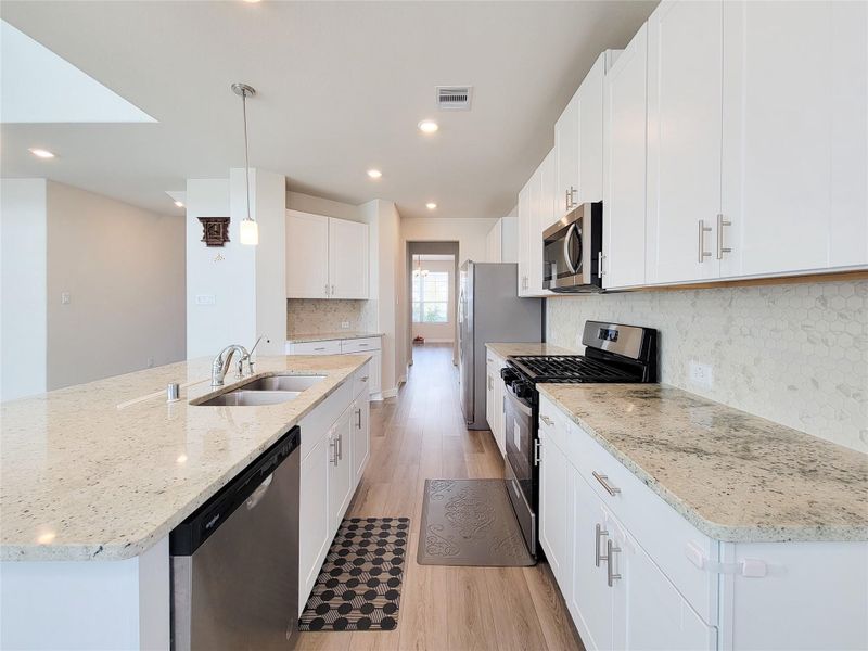 Furnished interior view inside a new home in Creekside Farms, Richmond (Image 26).