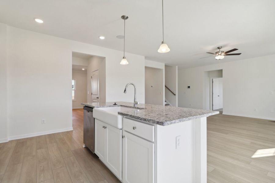 Furnished interior view inside a new home in Portrait Hills, Aiken (Image 2). Furnished interior view inside a new home in Portrait Hills, Aiken (Image 2).