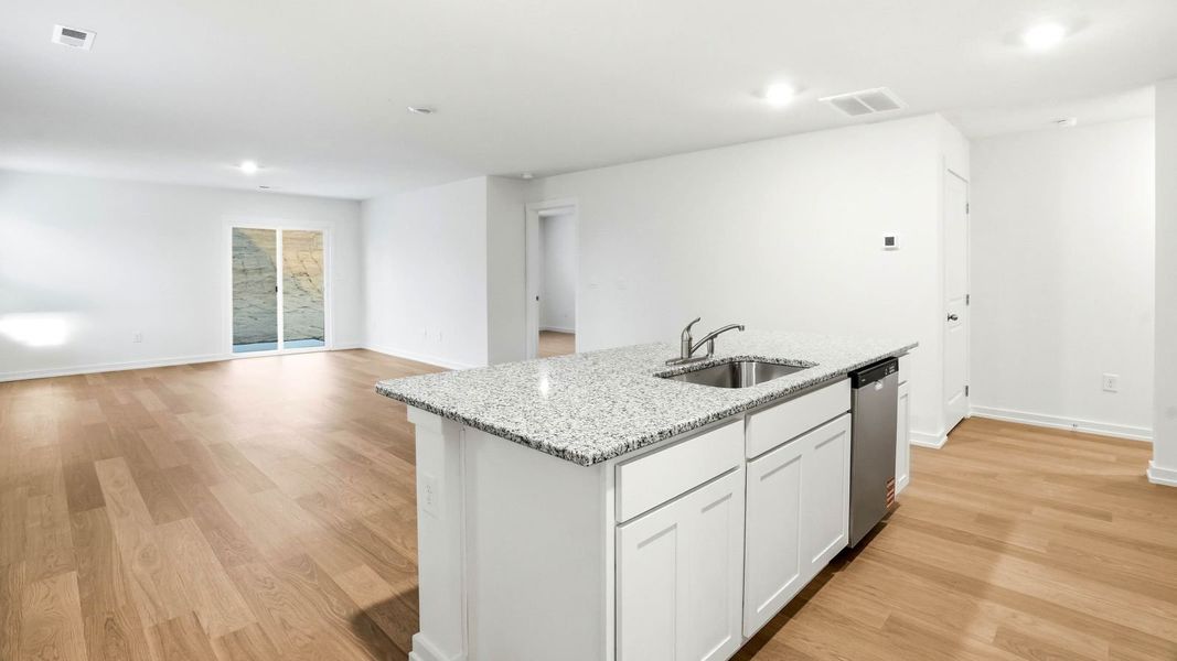 Representative furnished interior of a home built from the Manning by D.R. Horton in Highland View, Seymour (Image 9).