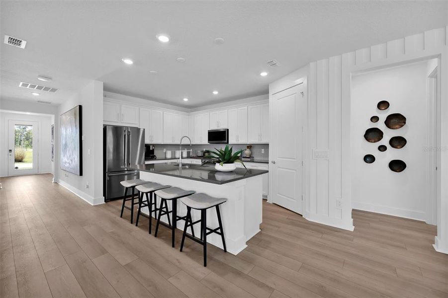 Furnished interior view inside a new home in Lakeview Estates, Palm Coast (Image 5).