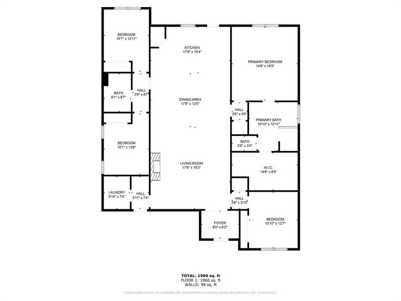 2D floor plan layout of this home in , Athens, TX (Image 3).