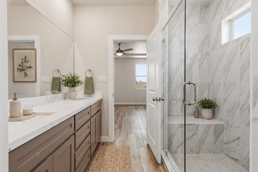 Furnished interior view inside a new home in Paloma Ranch, Harlingen (Image 16).