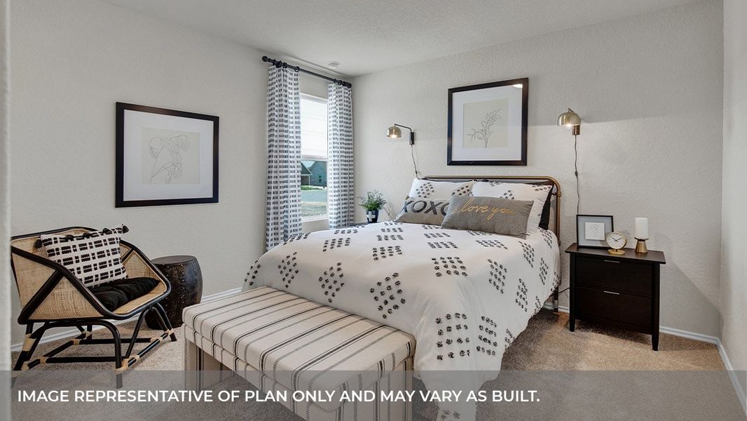 Furnished interior view inside a new home in Swenson Heights, Seguin (Image 16).
