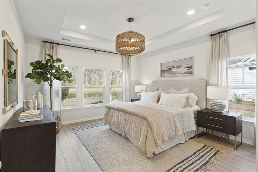 Furnished interior view inside a new home in Horizons at Summers Corner | 55+, Summerville (Image 4).