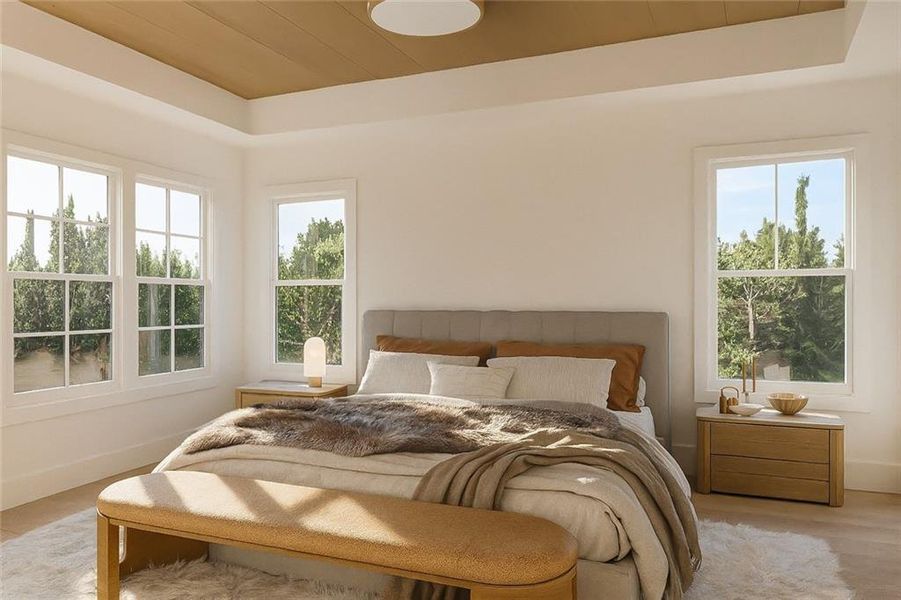 Furnished interior view inside a new home in Echo at Crabapple, Milton (Image 6).