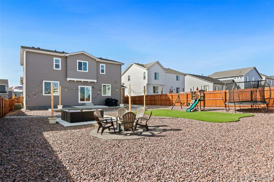 Exterior details and patio area of a home in , Peyton (Image 24).