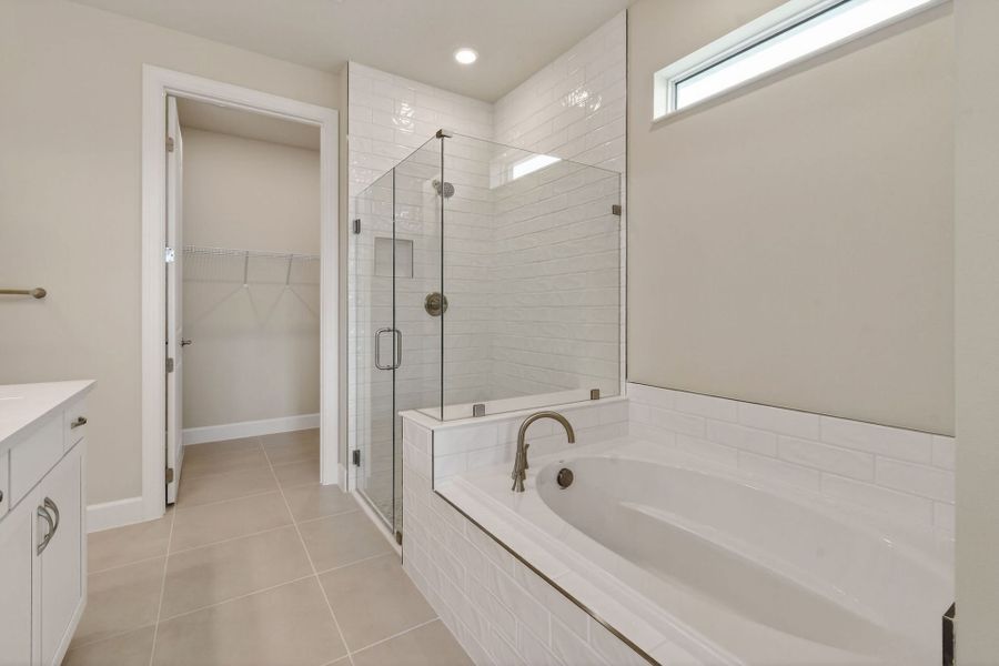 Furnished interior view inside a new home in Del Webb Tradition, Port St. Lucie (Image 48).