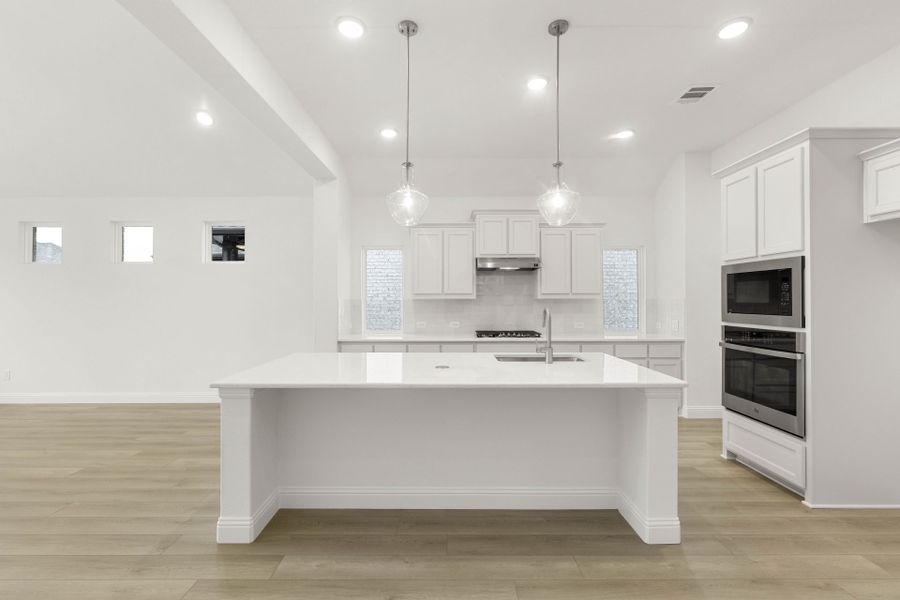 Furnished interior view inside a new home in Creekview Meadows, Pilot Point (Image 5).