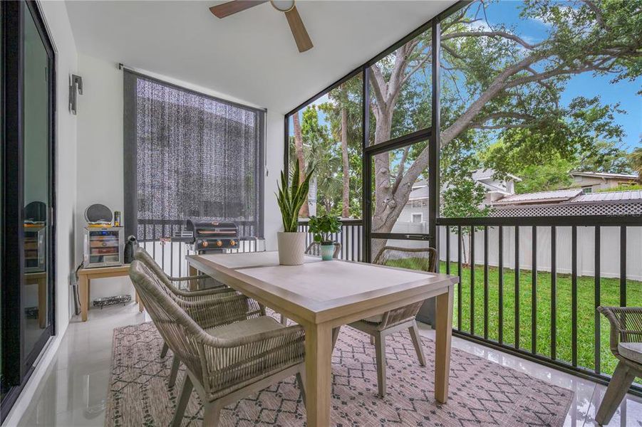 Exterior details and patio area of a home in , Tampa (Image 34).