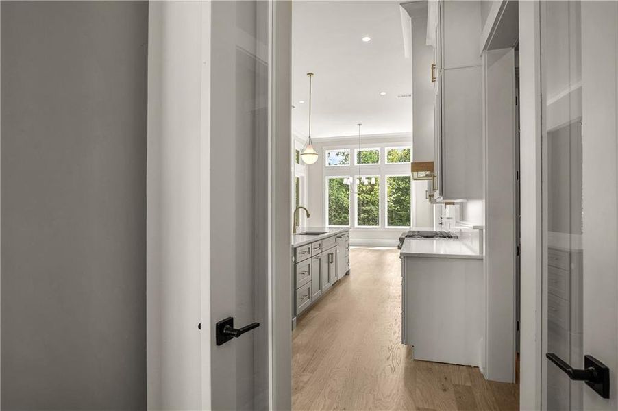 Furnished interior view inside a new home in , Newnan (Image 44).