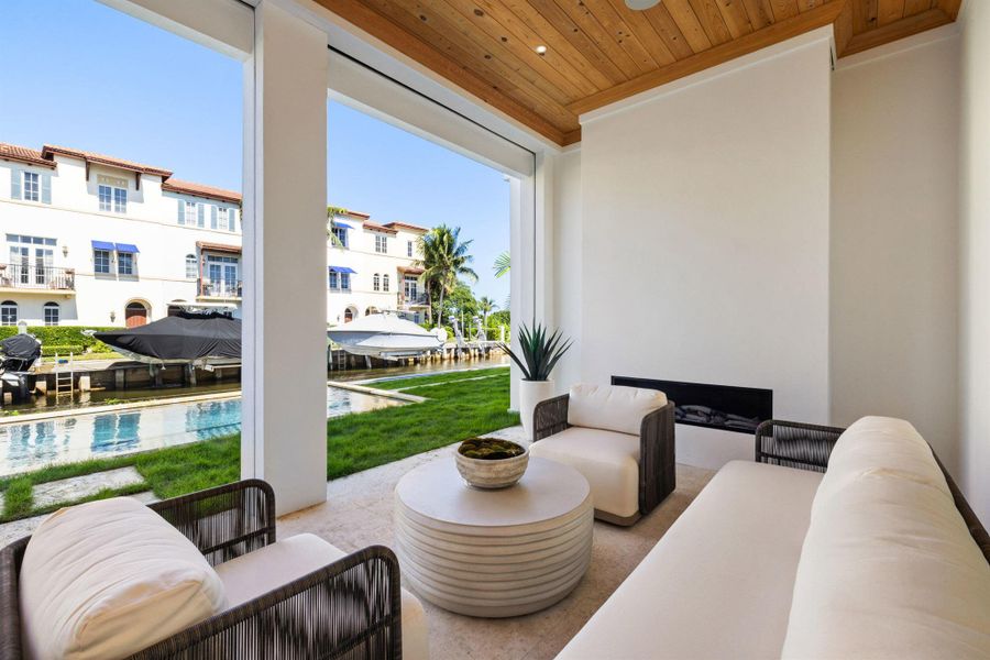 Exterior details and patio area of a home in , Boynton Beach (Image 29). Exterior details and patio area of a home in , Boynton Beach (Image 29).