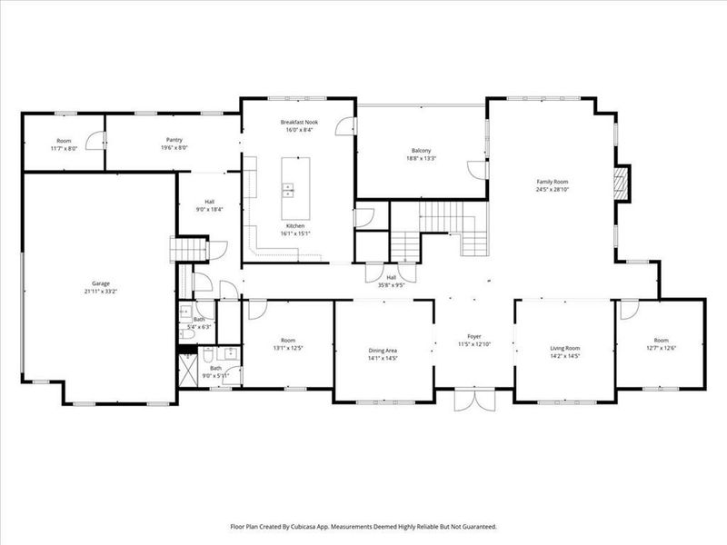 2D floor plan layout of this home in , Acworth, GA (Image 7). 2D floor plan layout of this home in , Acworth, GA (Image 7).