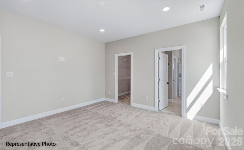 Representative Photo. Primary Bedroom