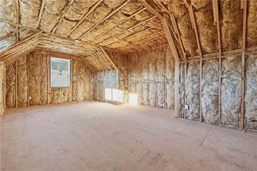 In-progress construction of a new home in , Rydal, GA (Image 63).