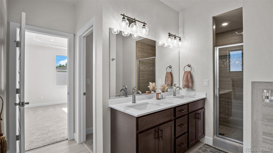 Furnished interior view inside a new home in , Grand Junction (Image 8). Furnished interior view inside a new home in , Grand Junction (Image 8).