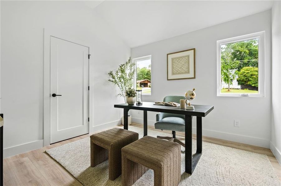 Furnished interior view inside a new home in , Alpharetta (Image 45).