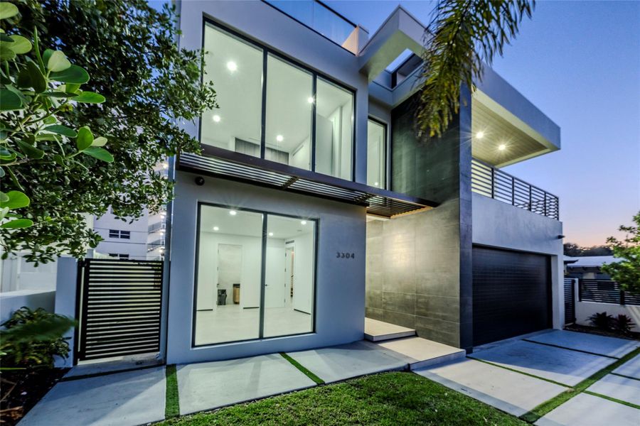 Front exterior of a new home in , Fort Lauderdale, FL, highlighting curb appeal (Image 1).