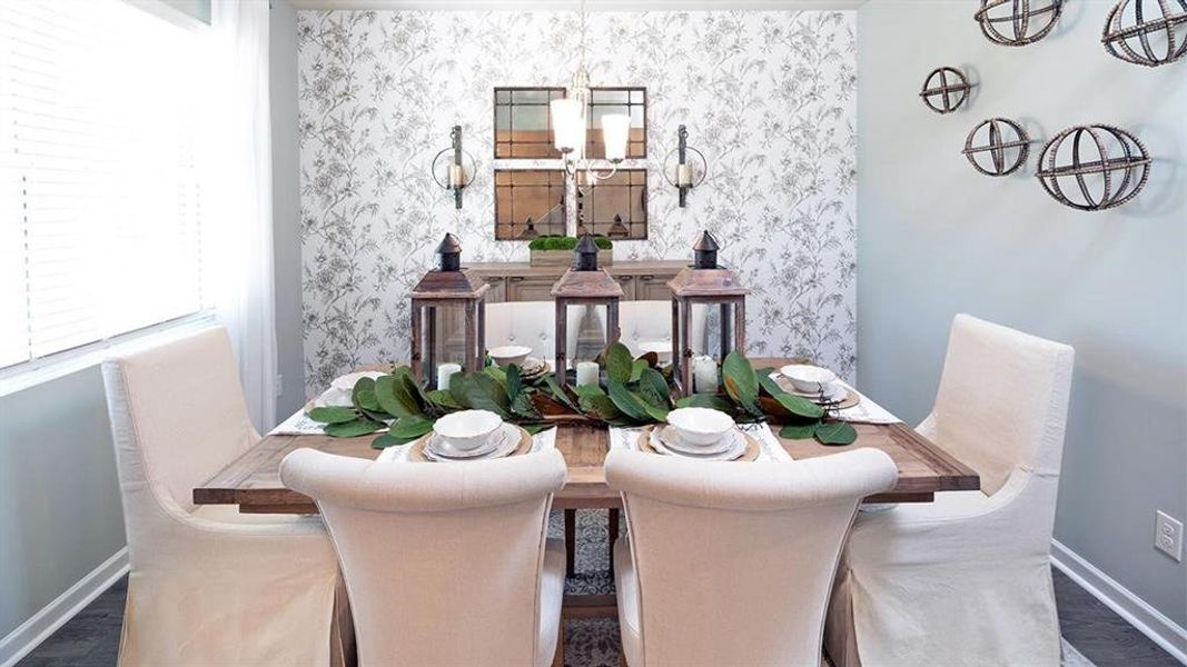 Furnished interior view inside a new home in Twin Lakes, Hoschton (Image 16).