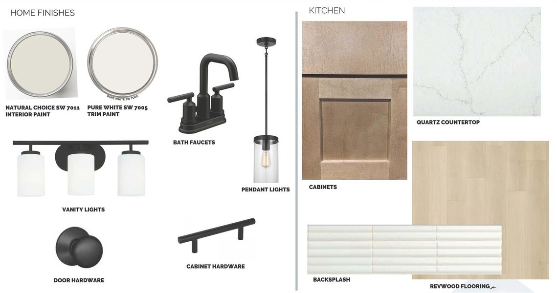 Sample of building materials used in homes in Colony at Cole Springs, Buda (Image 3).