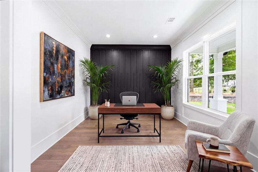 Furnished interior view inside a new home in , Lawrenceville (Image 32).