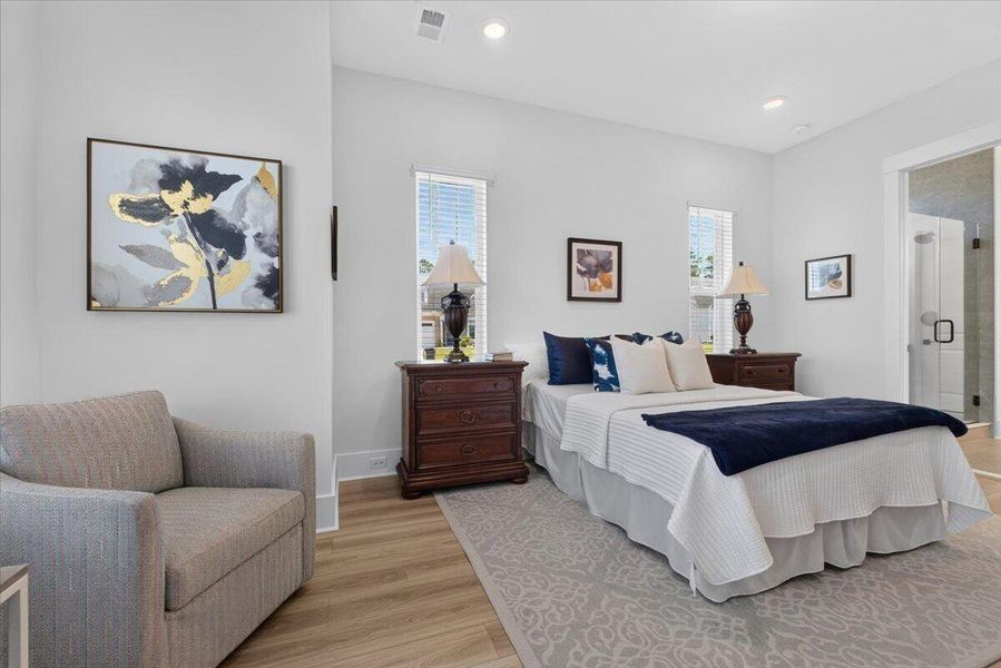 Furnished interior view inside a new home in Summerwind Crossing at Lakes of Cane Bay, Summerville (Image 10).