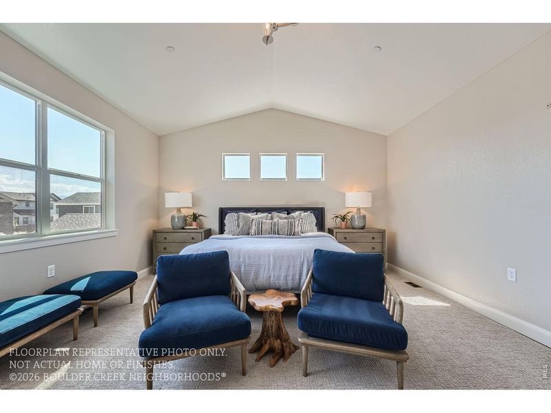 Furnished interior view inside a new home in , Boulder (Image 15).
