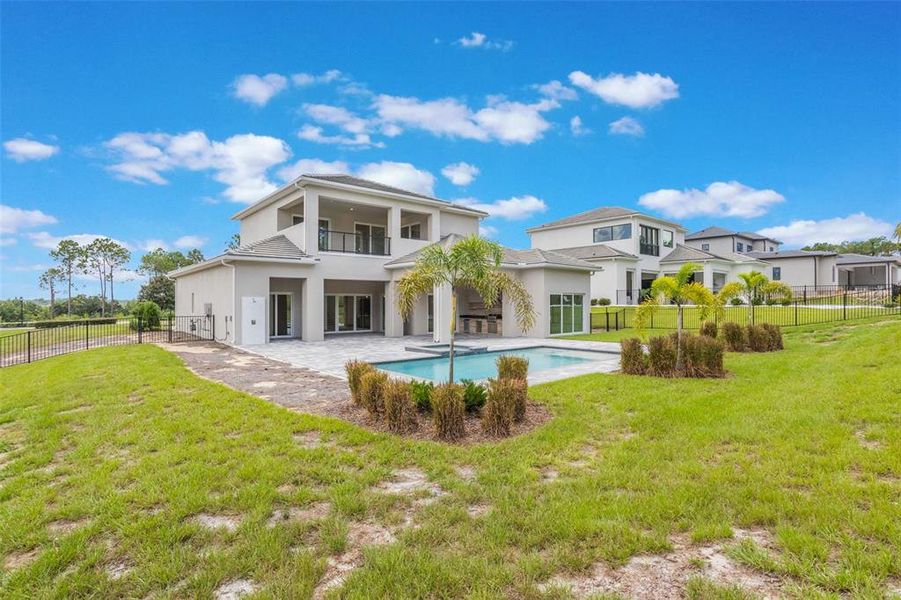 Front exterior of a new home in , Montverde, FL, highlighting curb appeal (Image 28).