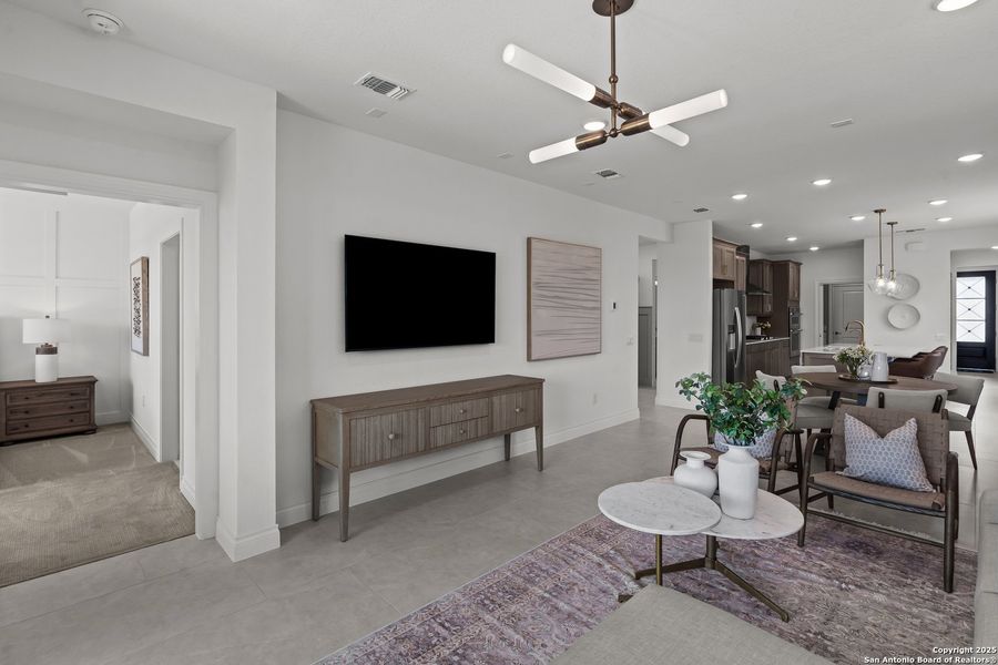Furnished interior view inside a new home in Del Webb New Braunfels at Veramendi, New Braunfels (Image 16).