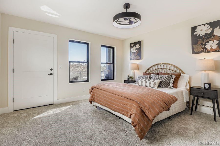 Furnished interior view inside a new home in , Denver (Image 7).