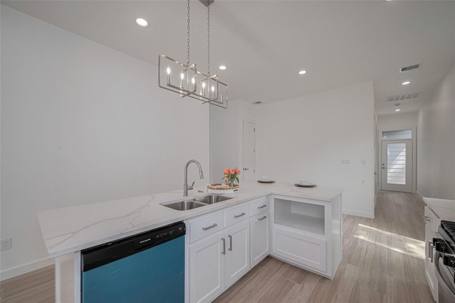 Furnished interior view inside a new home in , Houston (Image 10).