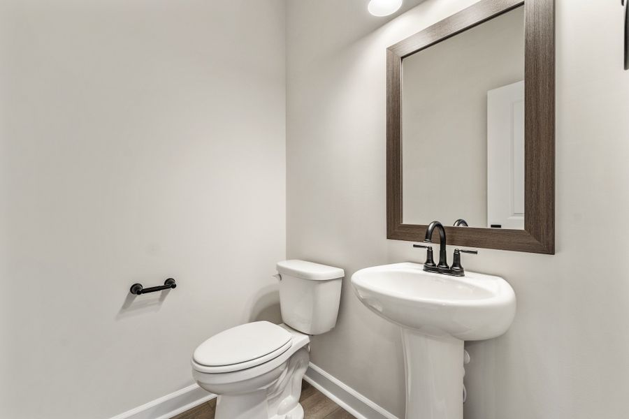 Furnished interior view inside a new home in Ridgecrest at Midway, Anderson (Image 13).