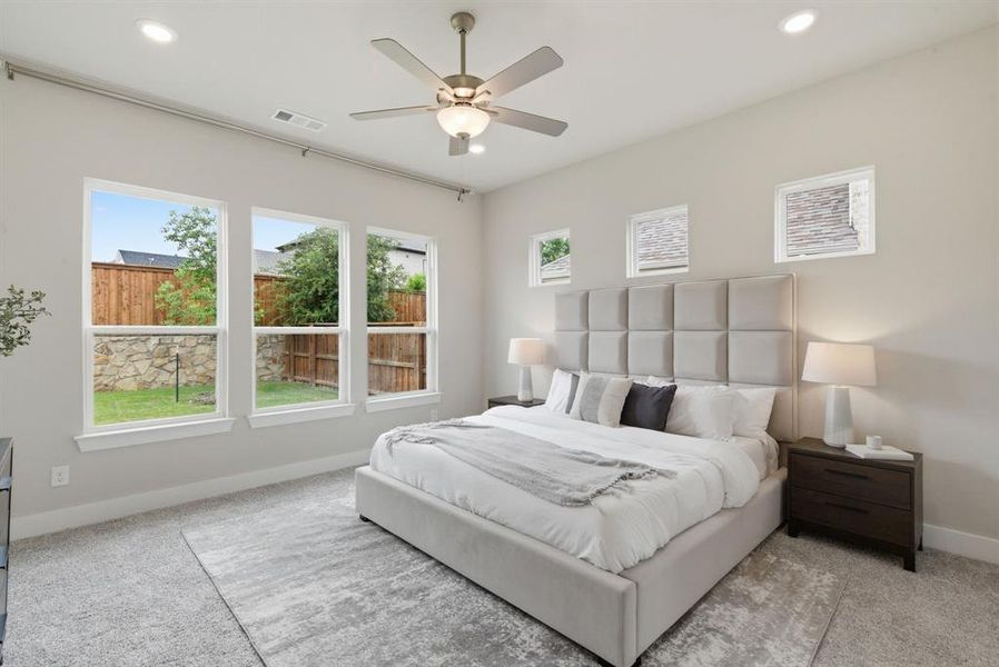 Furnished interior view inside a new home in Walsh, Fort Worth (Image 9). Furnished interior view inside a new home in Walsh, Fort Worth (Image 9).