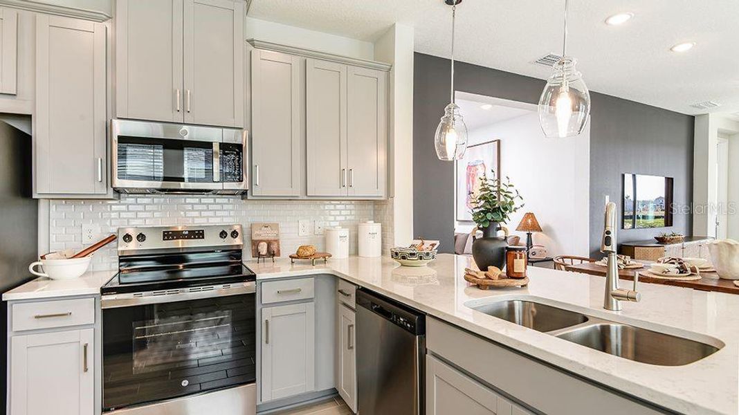 Furnished interior view inside a new home in Westview, Poinciana (Image 3).