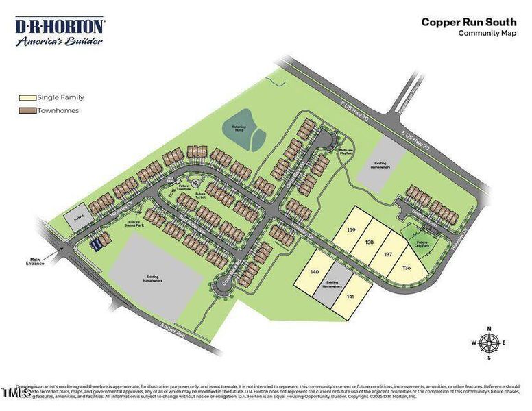 Copper Run South Site Map