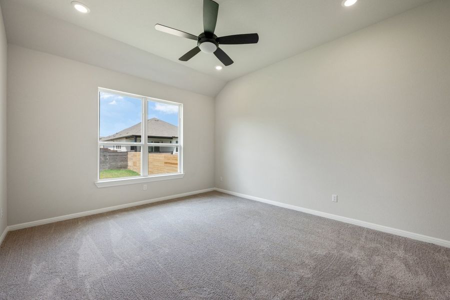 Representative unfurnished interior of a home built from the Thornton by Ashton Woods in Berry Creek Highlands, Georgetown (Image 22).
