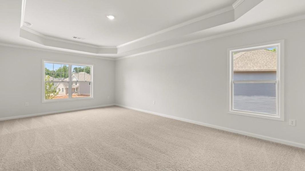 Spacious, unfurnished interior of a new home in Thalley Creek Estates, Cumming (Image 21). Spacious, unfurnished interior of a new home in Thalley Creek Estates, Cumming (Image 21).