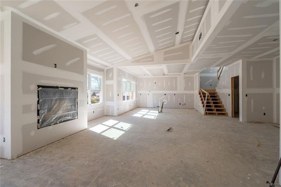 In-progress construction of a new home in , Tucker, GA (Image 4).