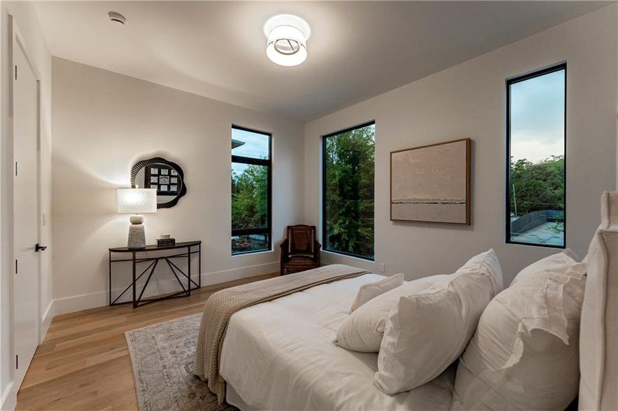 Furnished interior view inside a new home in , Atlanta (Image 45).