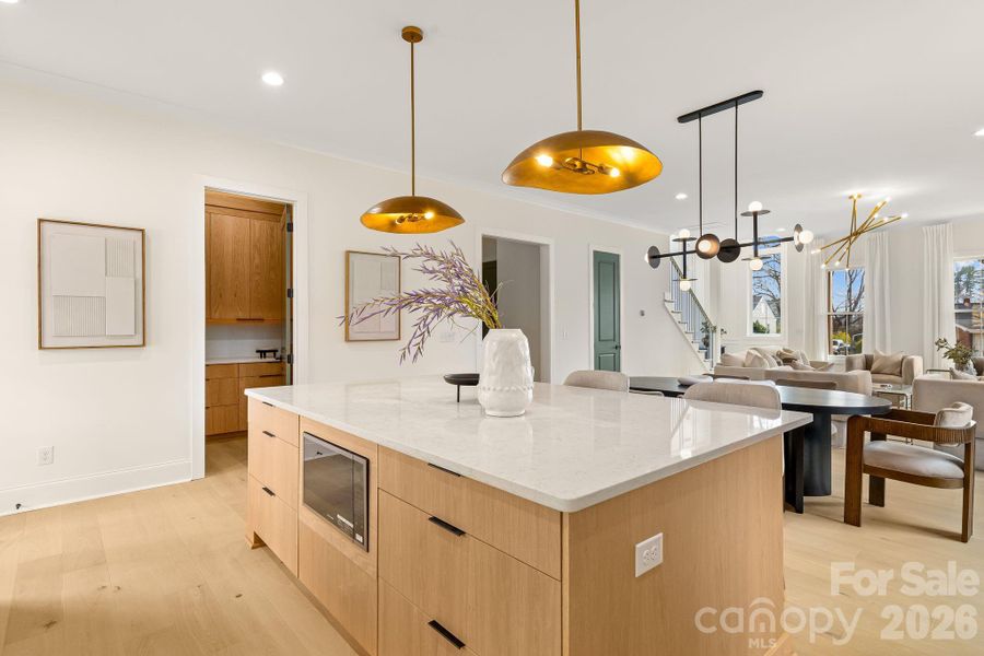 Furnished interior view inside a new home in , Charlotte (Image 19).