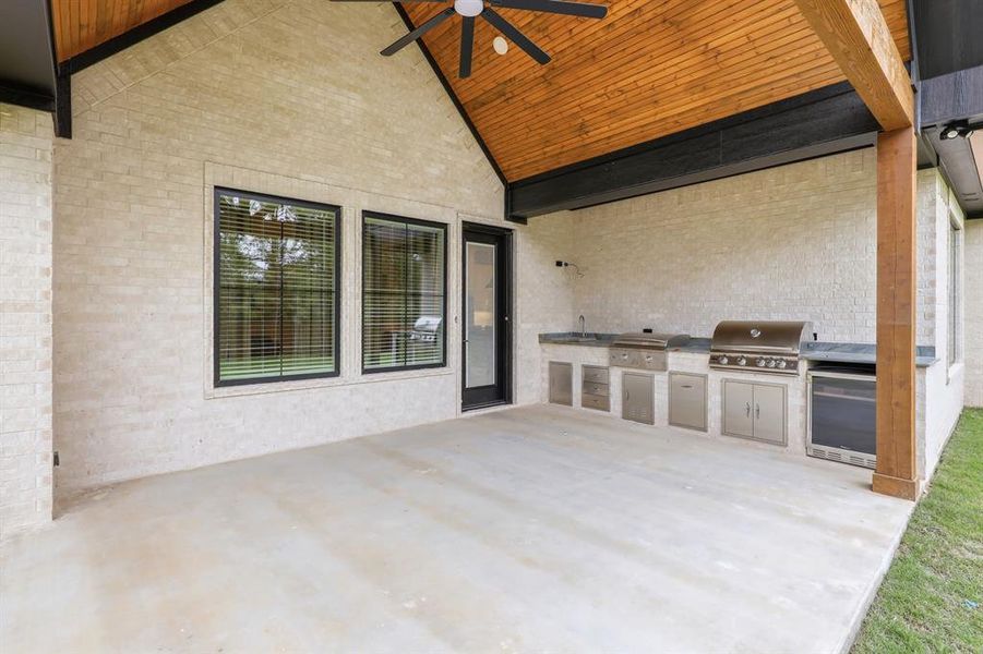 Exterior details and patio area of a home in , Longview (Image 27). Exterior details and patio area of a home in , Longview (Image 27).