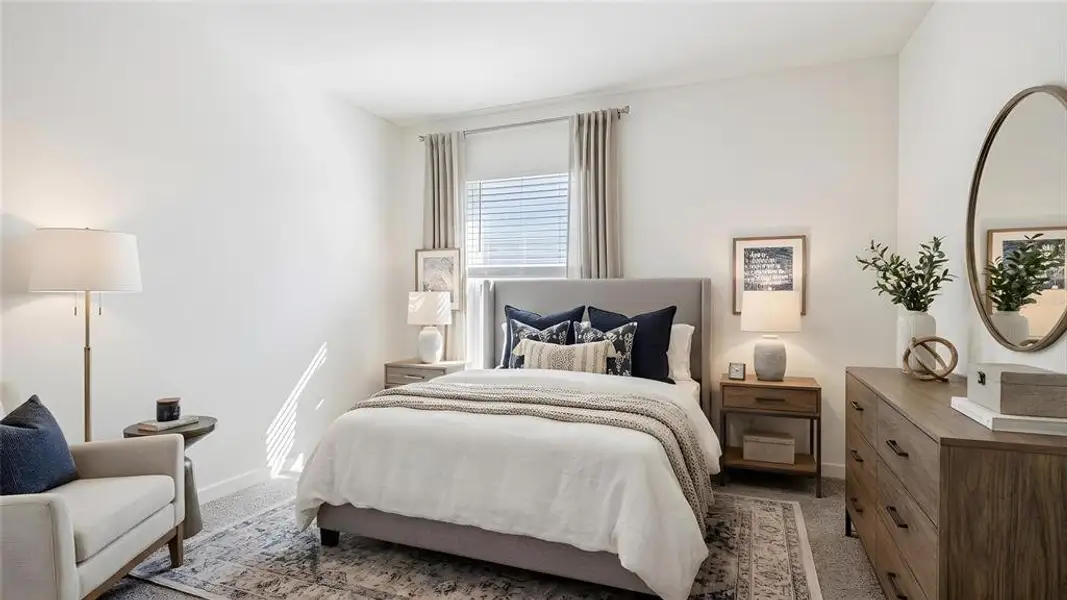 Furnished interior view inside a new home in Sunset Hills, Summerfield (Image 10).
