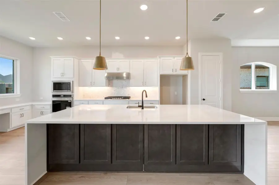 Furnished interior view inside a new home in Brookewater - Ascent Collection, Rosenberg (Image 3).
