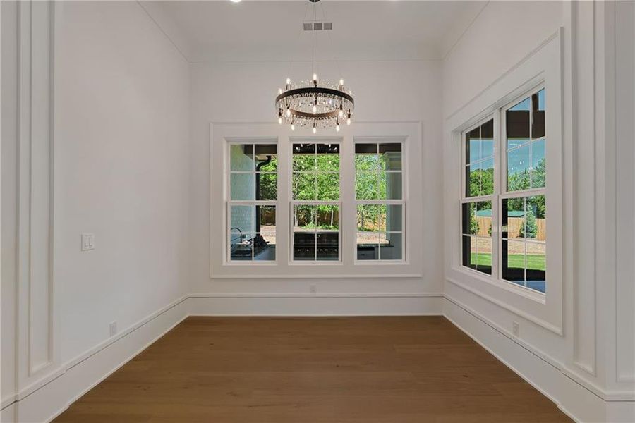 Spacious, unfurnished interior of a new home in , Monroe (Image 161).