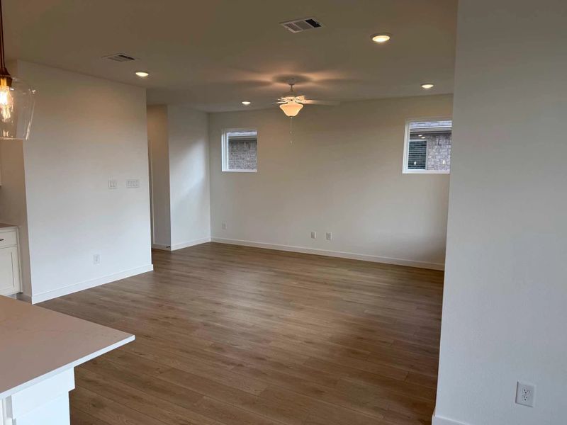 Family Room Construction Progress