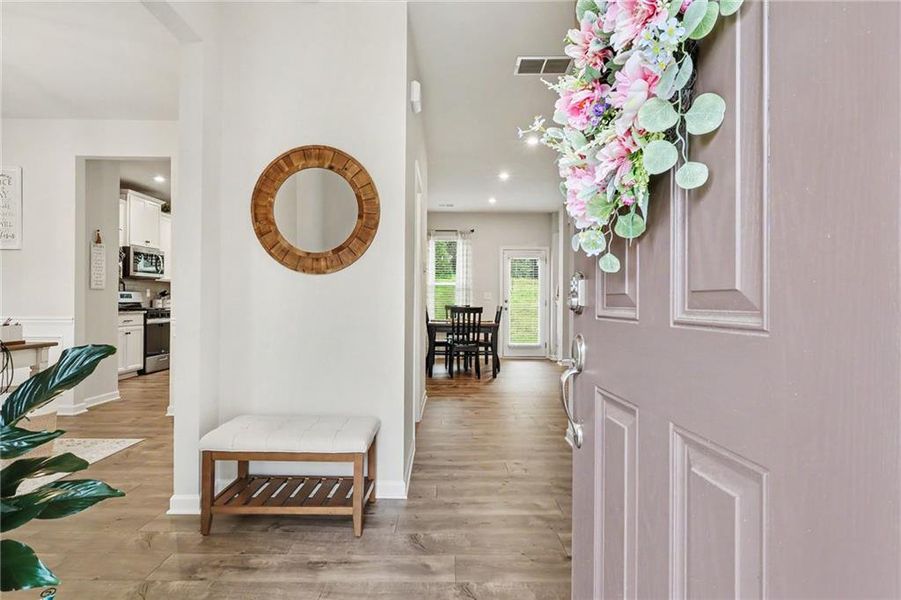Furnished interior view inside a new home in Old Lost Mountain Estates, Powder Springs (Image 27).