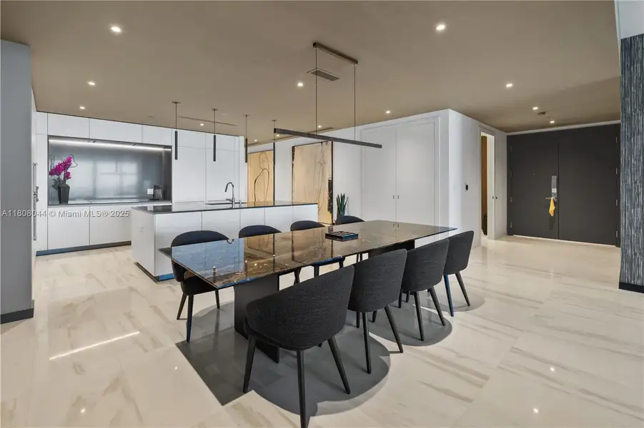 Furnished interior view inside a new home in Aston Martin Residences, Miami (Image 11).