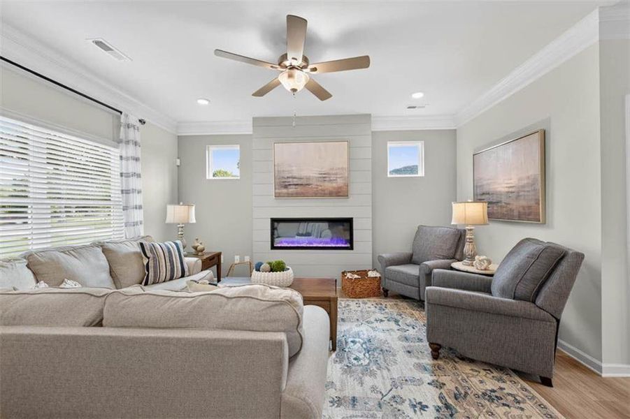 Furnished interior view inside a new home in Laurel Ridge, Rock Spring (Image 4).
