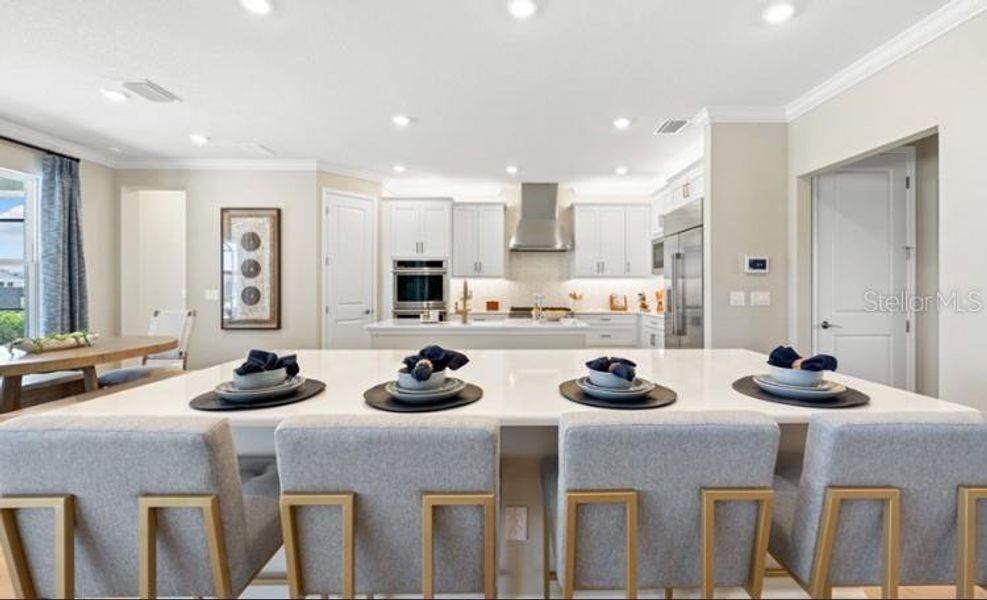 Furnished interior view inside a new home in Victoria Lakes, Odessa (Image 3). Furnished interior view inside a new home in Victoria Lakes, Odessa (Image 3).