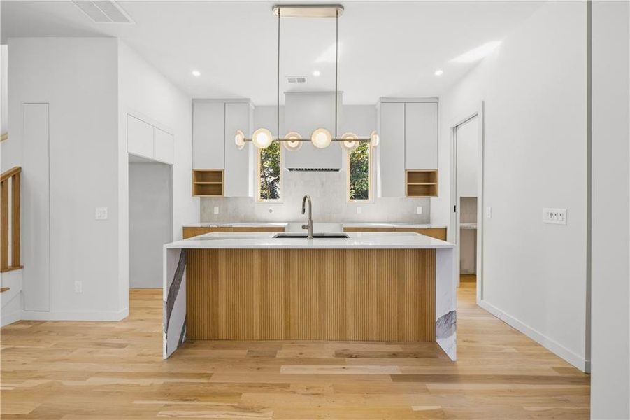 Furnished interior view inside a new home in , Atlanta (Image 5).