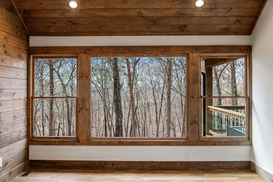 Exterior details and patio area of a home in , Blue Ridge (Image 27). Exterior details and patio area of a home in , Blue Ridge (Image 27).